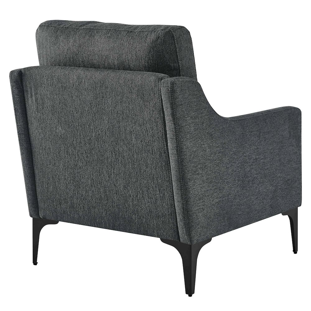 Corland Upholstered Fabric Armchair. Picture 4