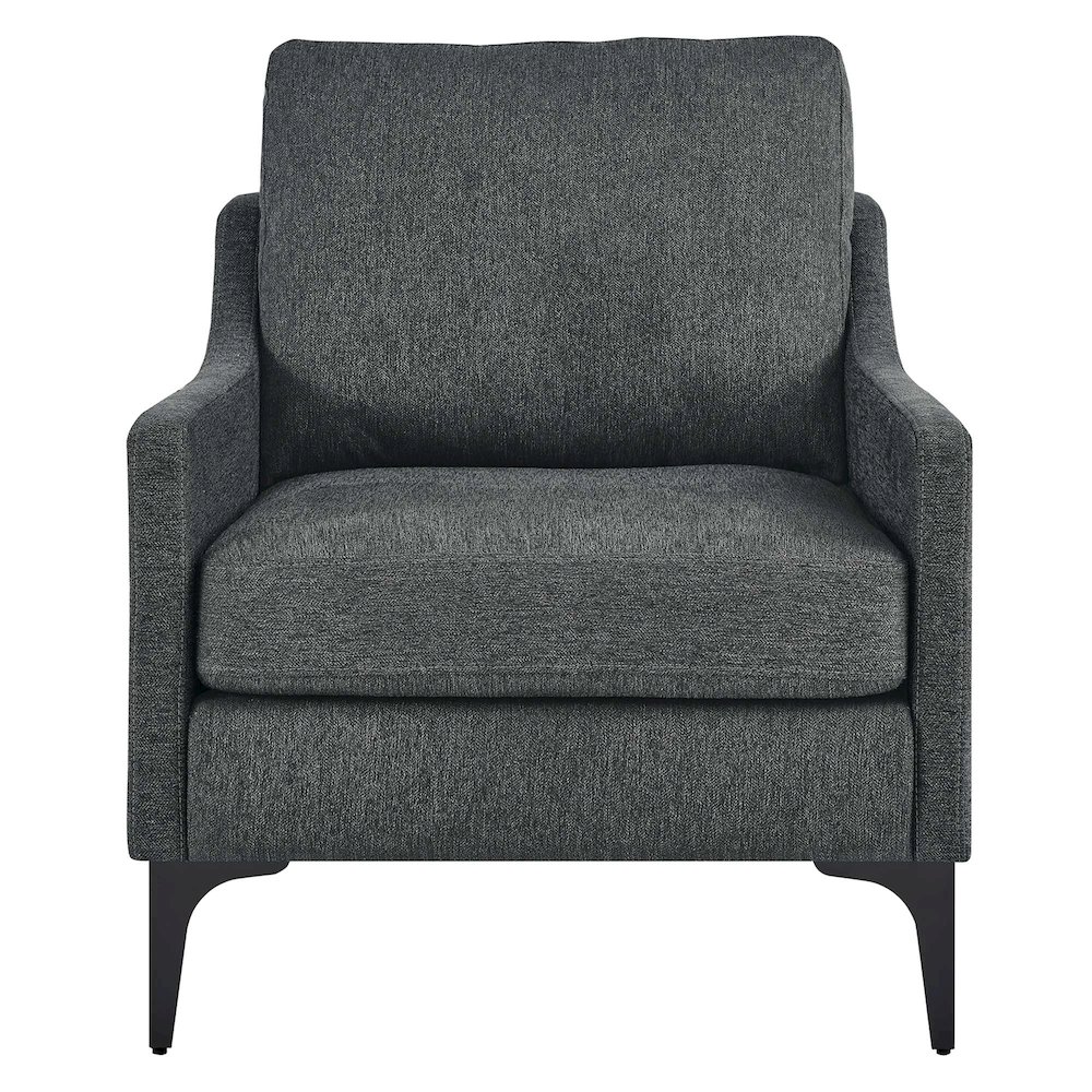 Corland Upholstered Fabric Armchair. Picture 5