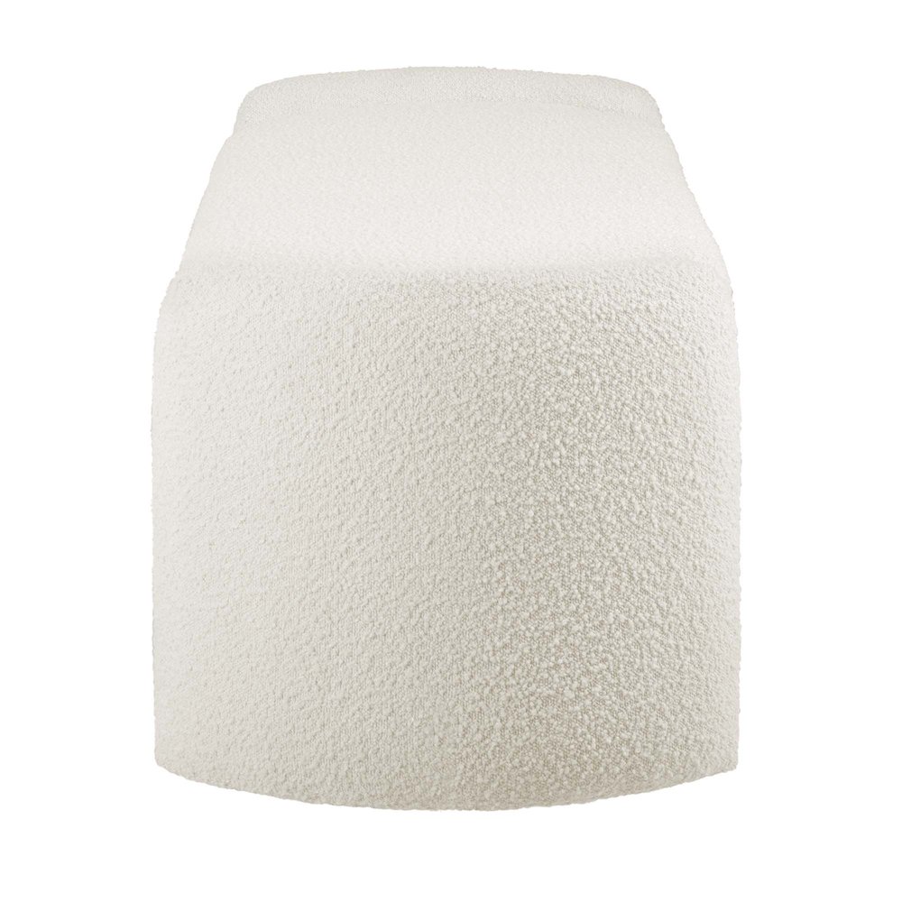 Nebula Boucle Upholstered Bench. Picture 5