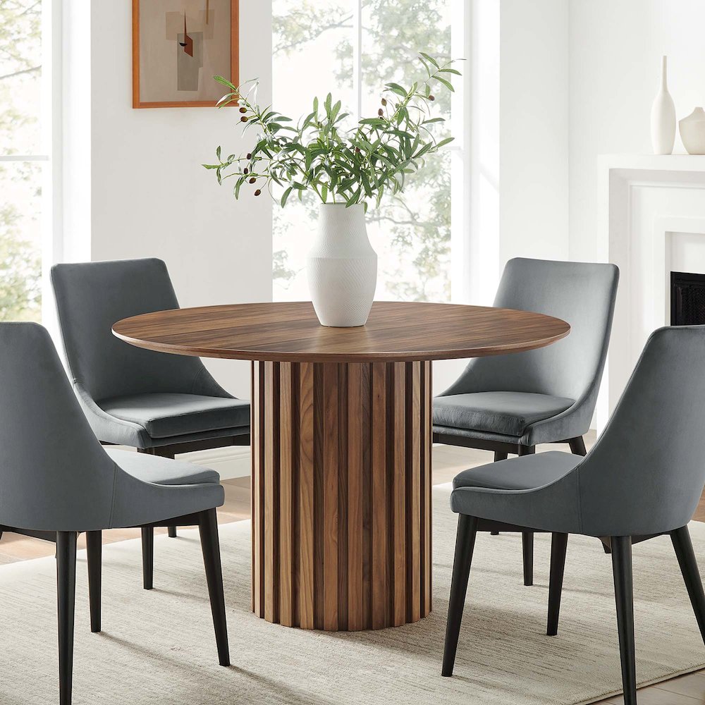 Senja 47" Round Dining Table. Picture 7