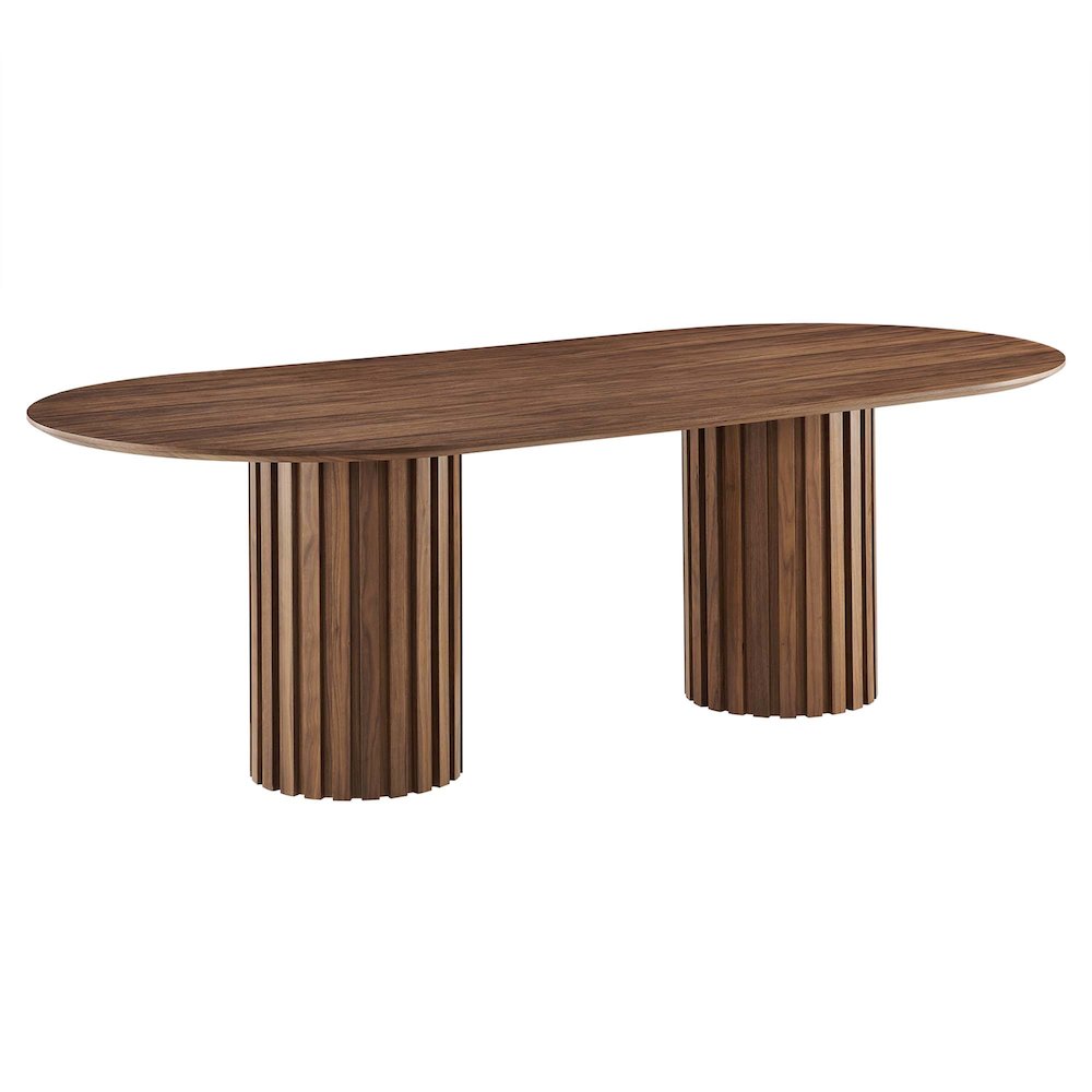 Senja 95" Oval Dining Table. Picture 3