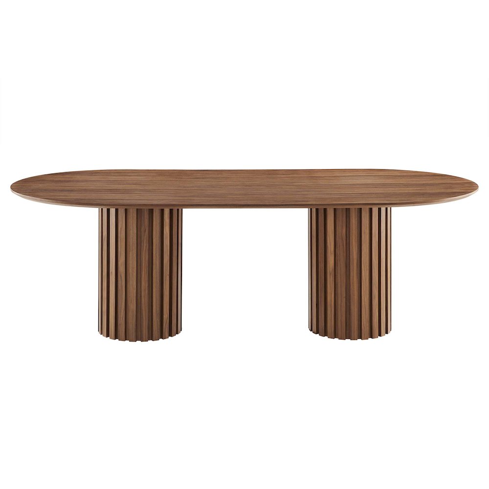 Senja 95" Oval Dining Table. Picture 4