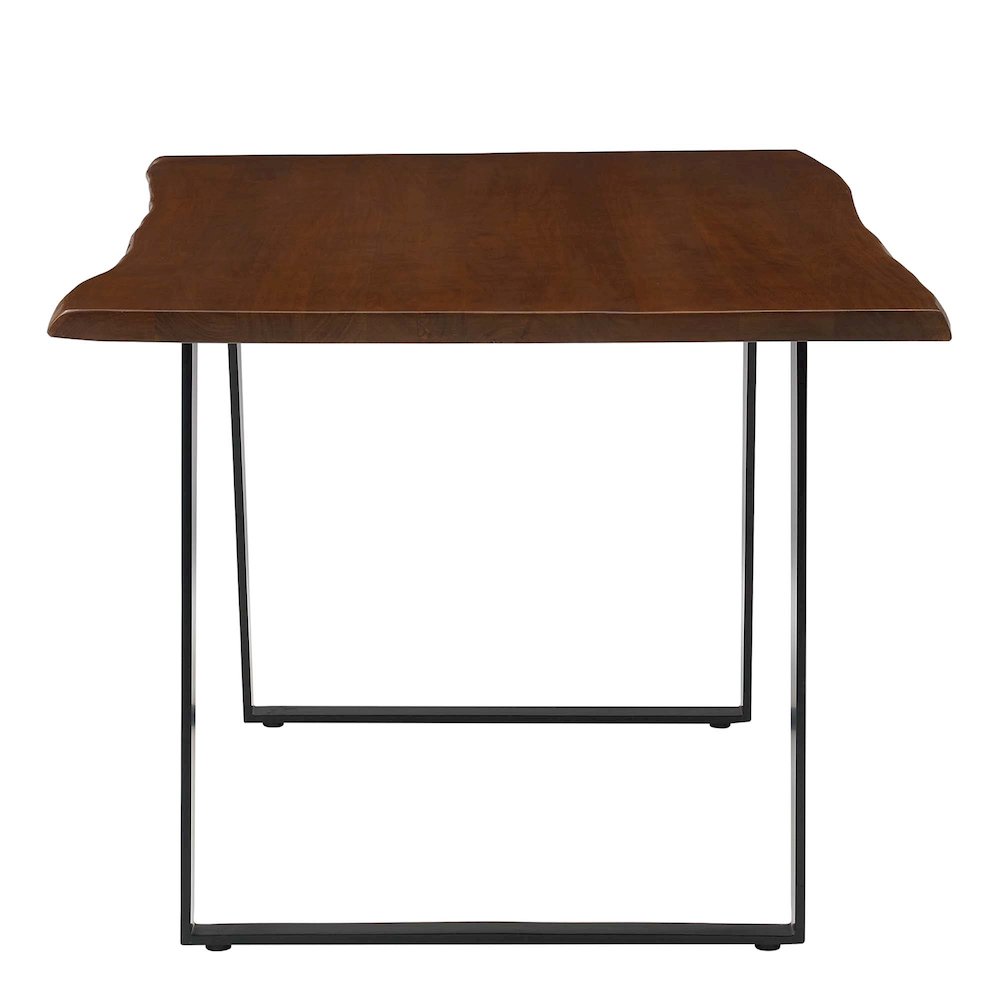 Viggo 60" Live Edge Acacia Wood Acacia Wood Dining Table. Picture 4