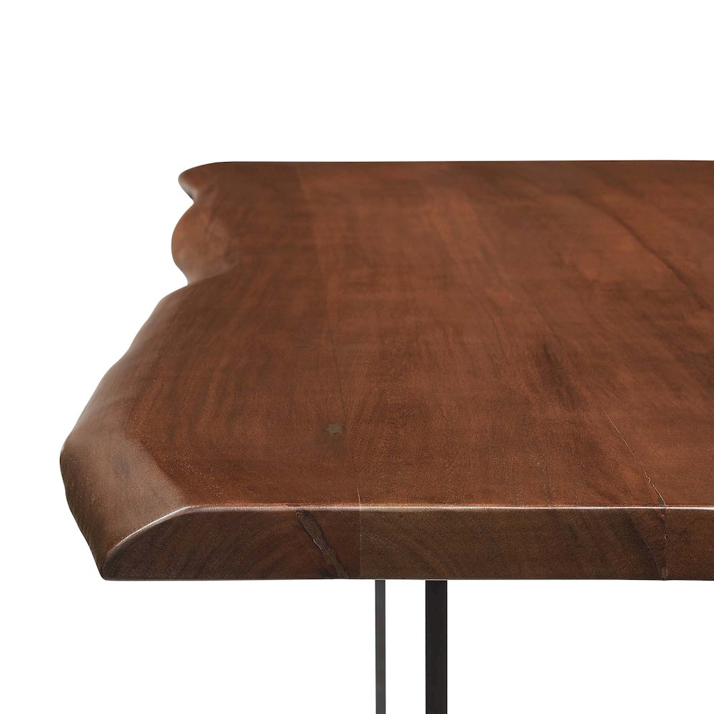 Viggo 60" Live Edge Acacia Wood Acacia Wood Dining Table. Picture 9