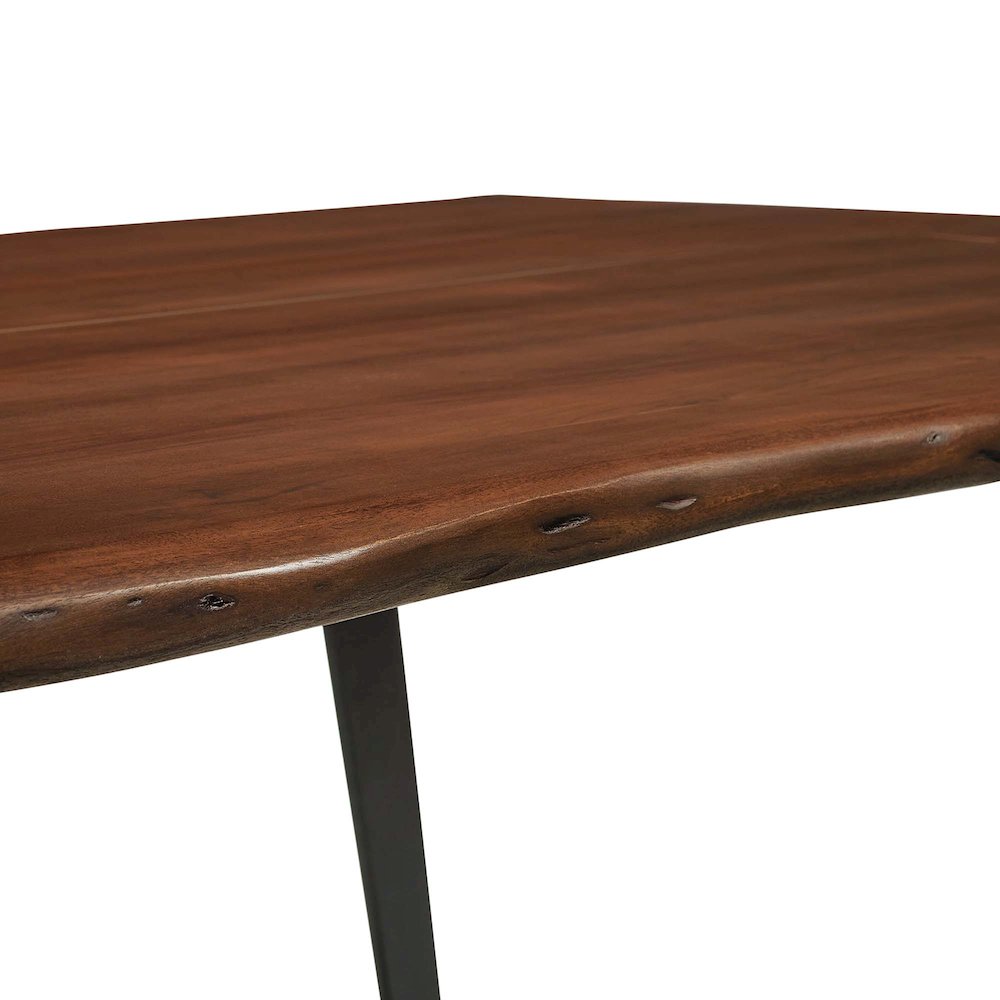 Viggo 60" Live Edge Acacia Wood Acacia Wood Dining Table. Picture 10