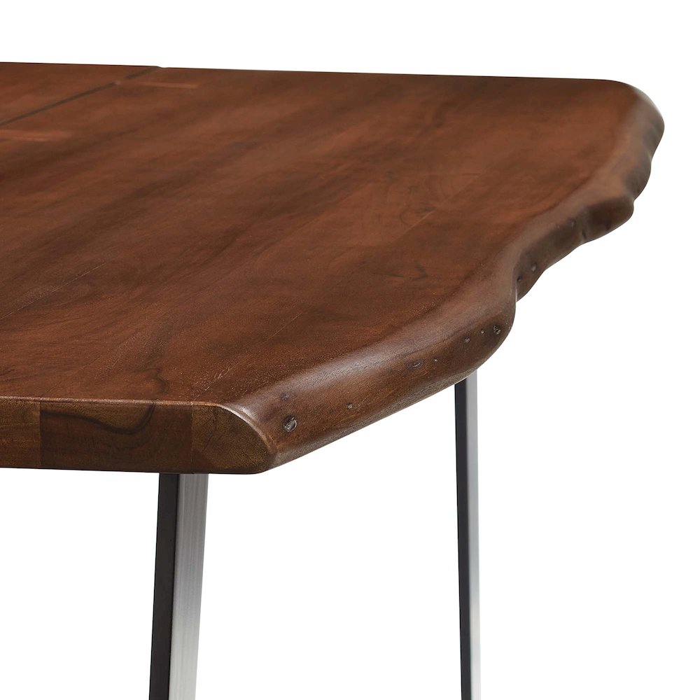 Viggo 60" Live Edge Acacia Wood Acacia Wood Dining Table. Picture 11