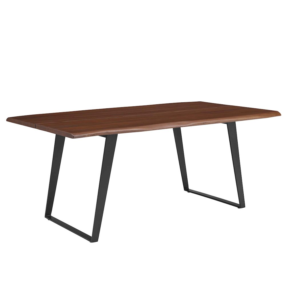 Viggo 74" Live Edge Acacia Wood Dining Table. Picture 1