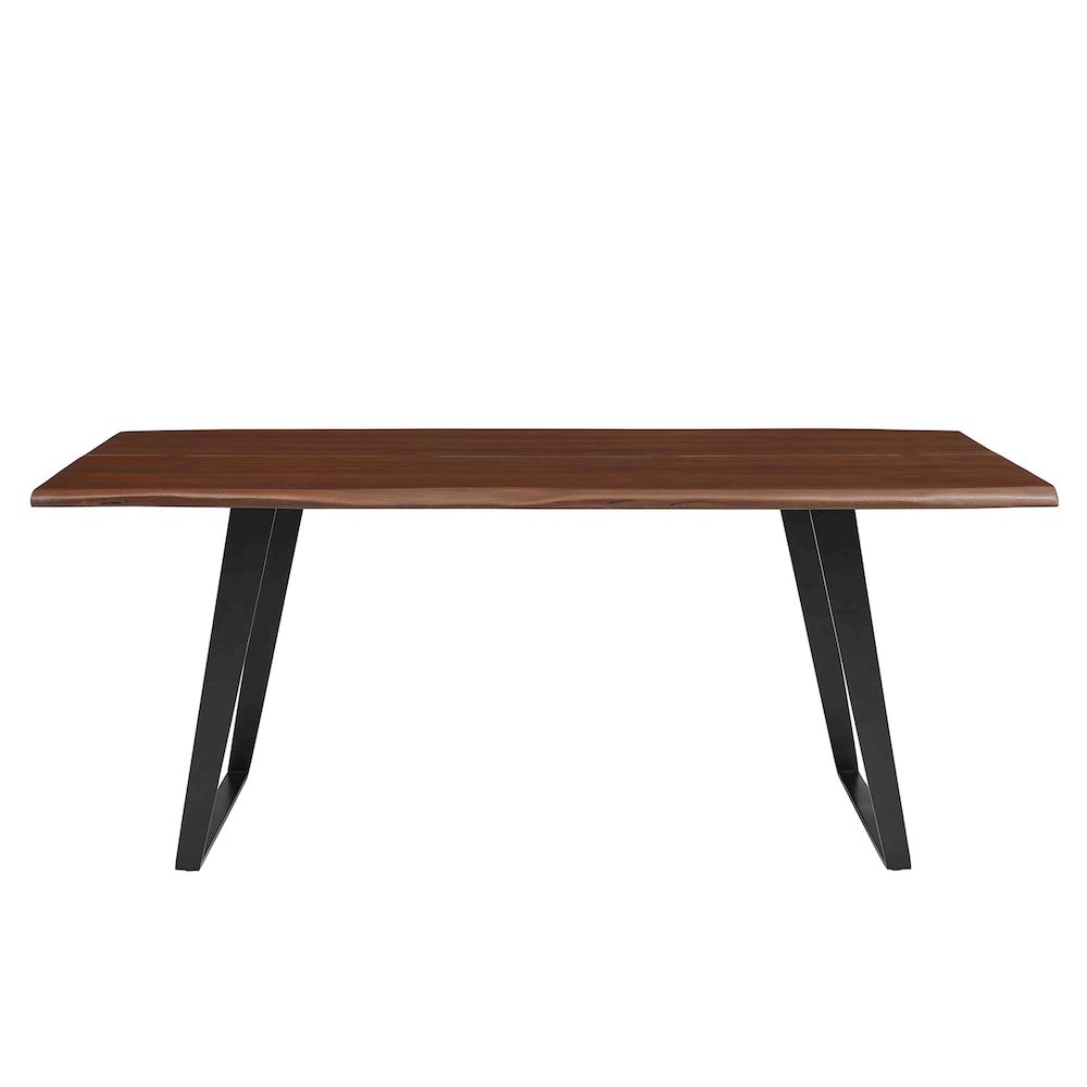 Viggo 74" Live Edge Acacia Wood Dining Table. Picture 5