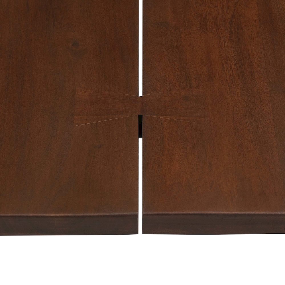 Viggo 74" Live Edge Acacia Wood Dining Table. Picture 8