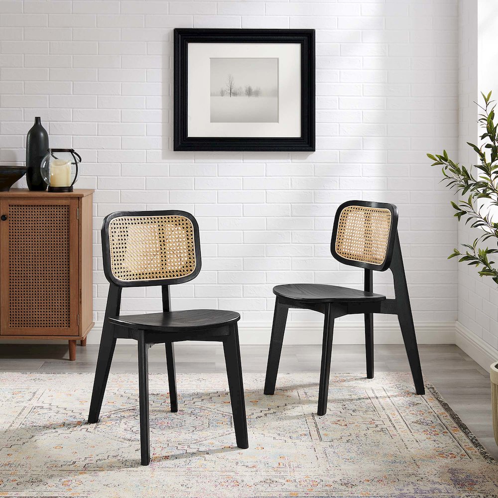 Habitat Wood Dining Side Chair Set of 2. Picture 9