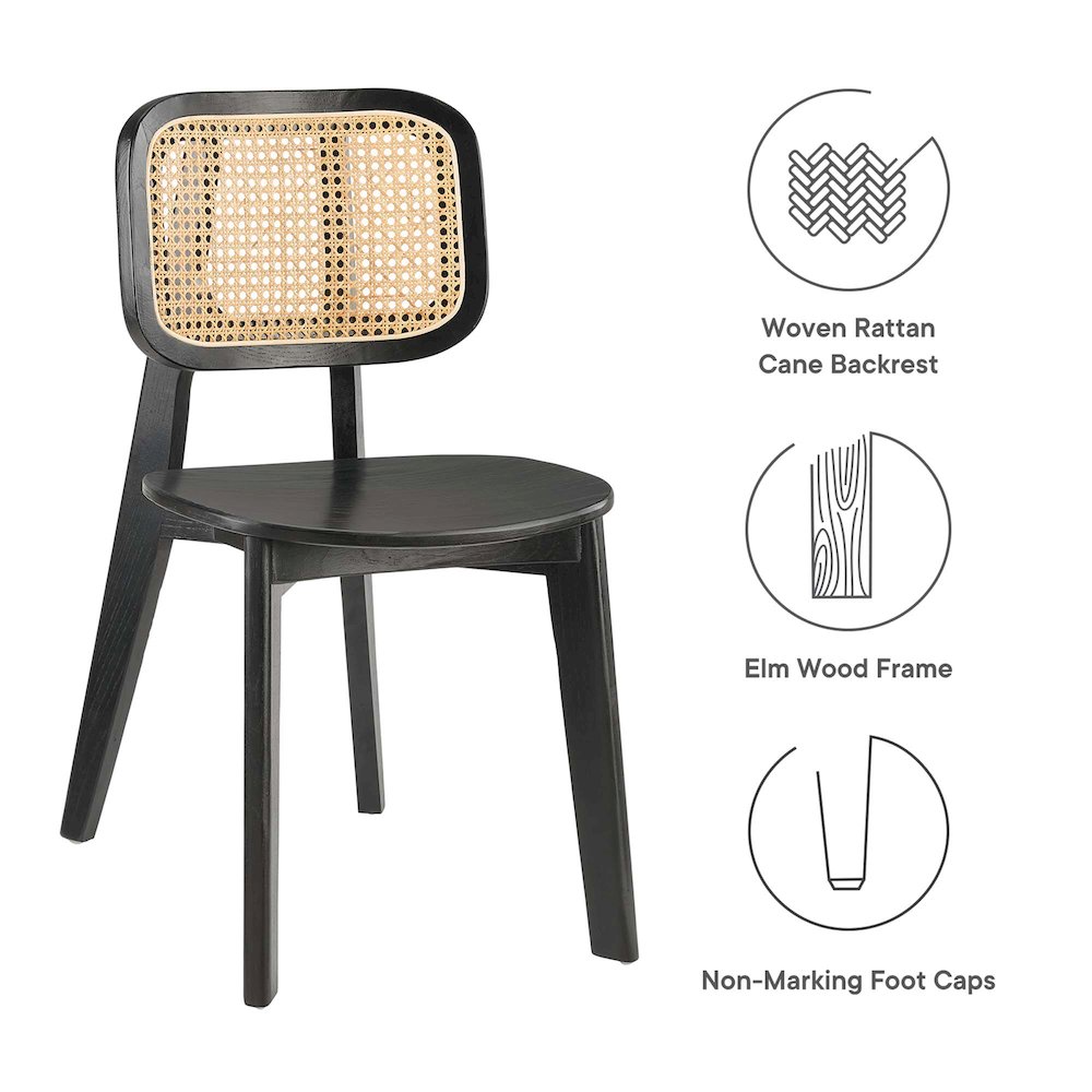 Habitat Wood Dining Side Chair Set of 2. Picture 2