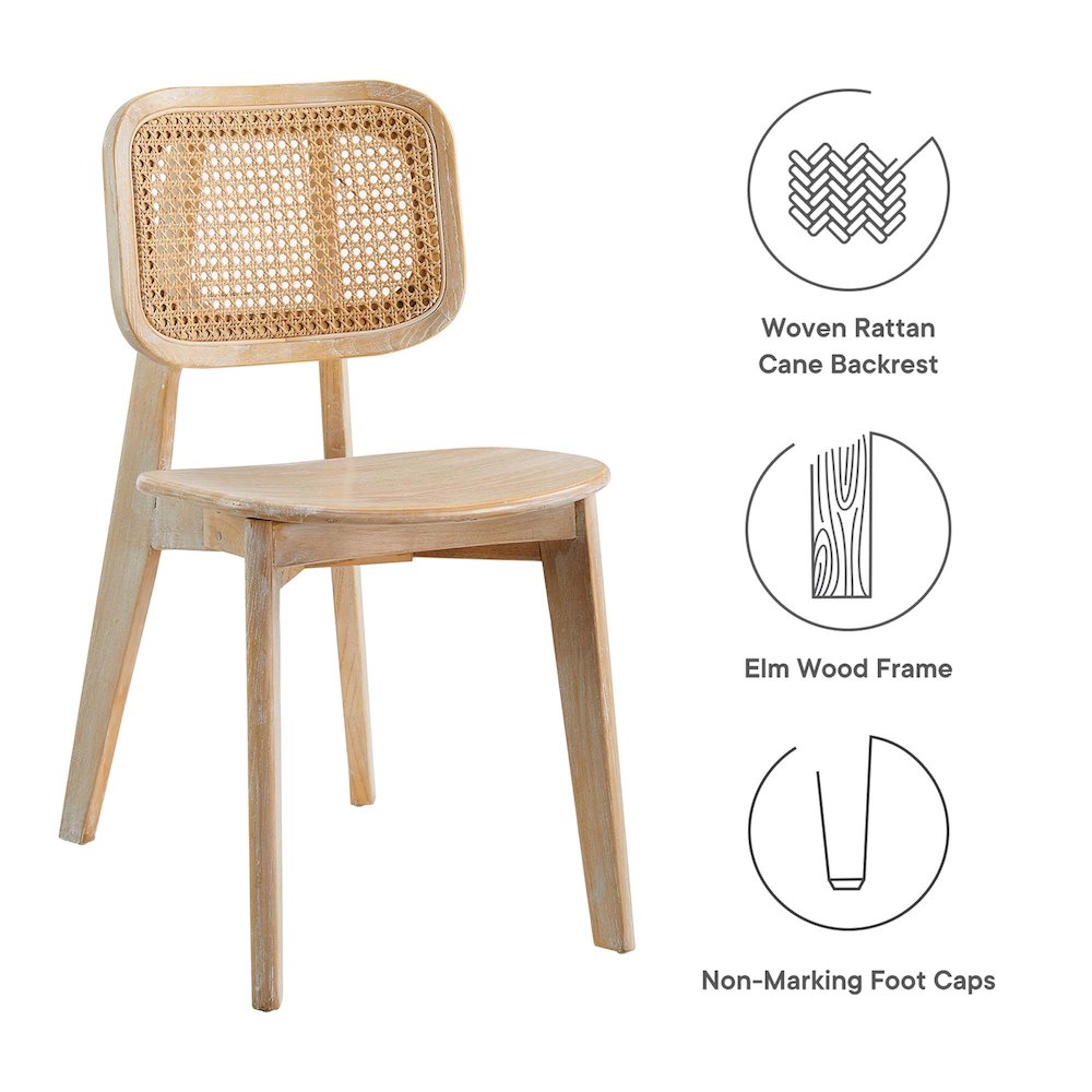 Habitat Wood Dining Side Chair Set of 2. Picture 2