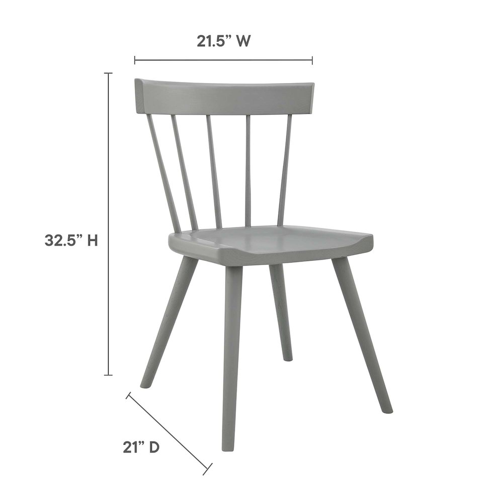 Sutter Wood Dining Side Chair Set of 2. Picture 3