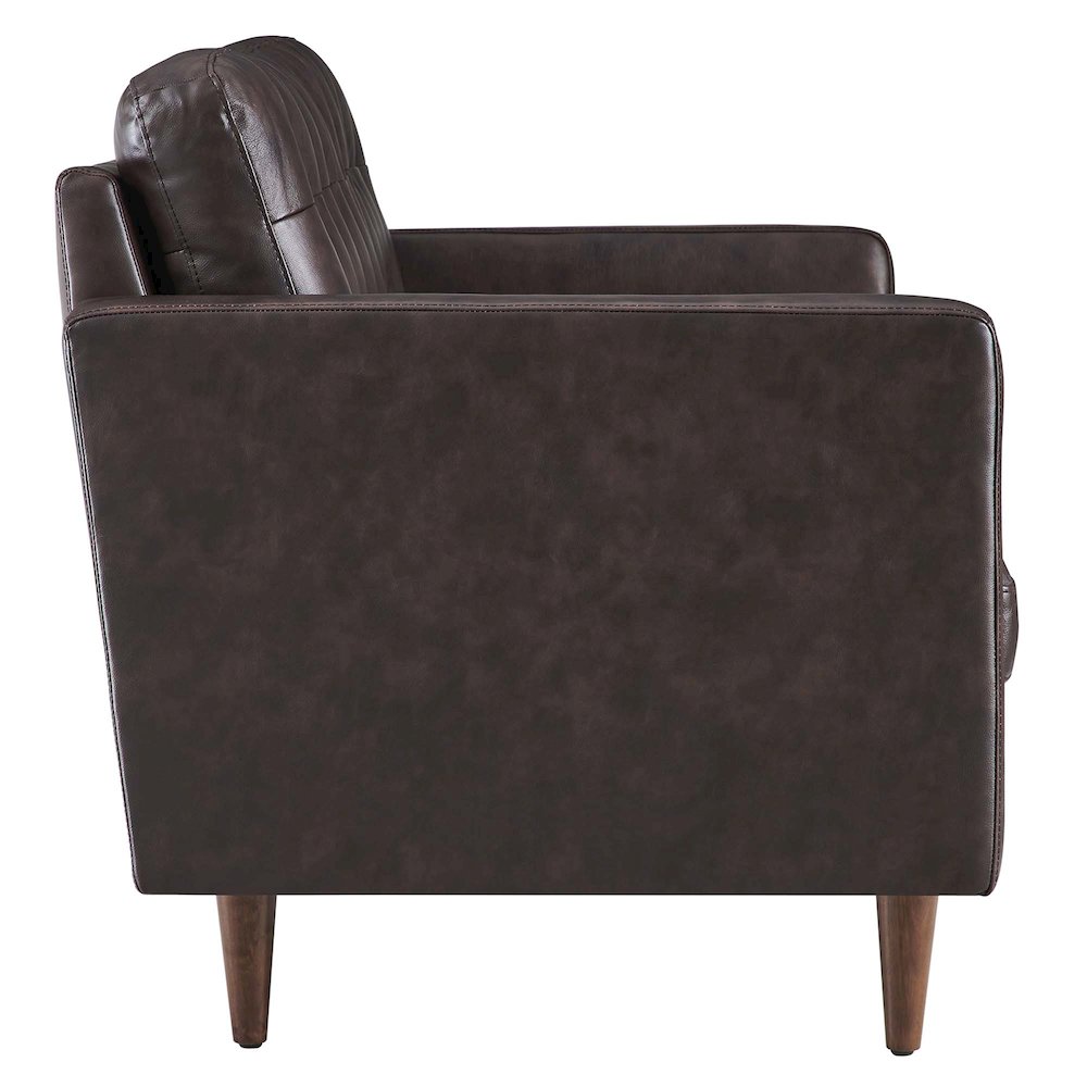 Exalt Tufted Leather Sofa. Picture 3