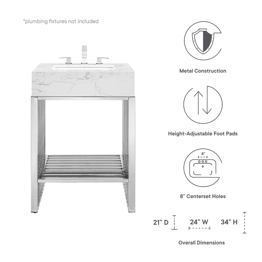 Gridiron 24" Bathroom Vanity. Picture 2