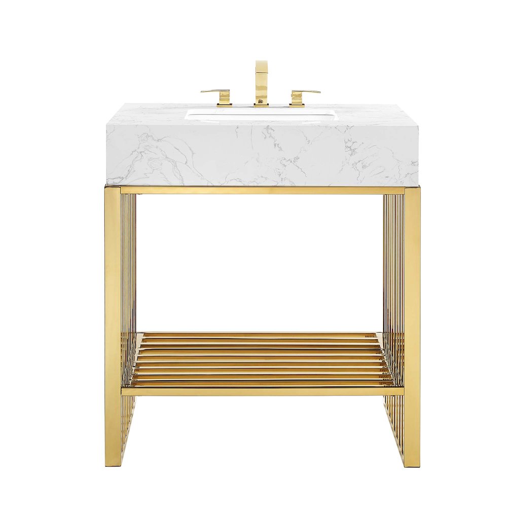 Gridiron 30" Bathroom Vanity. Picture 4
