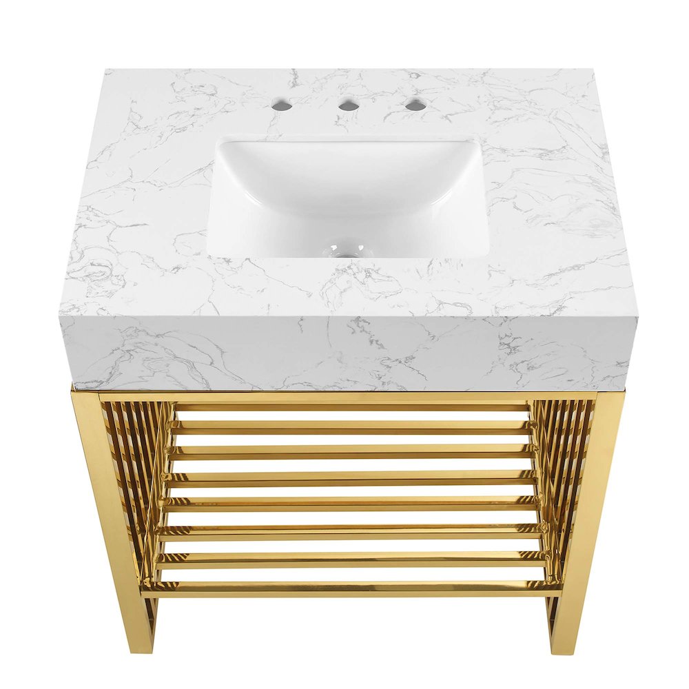 Gridiron 30" Bathroom Vanity. Picture 5