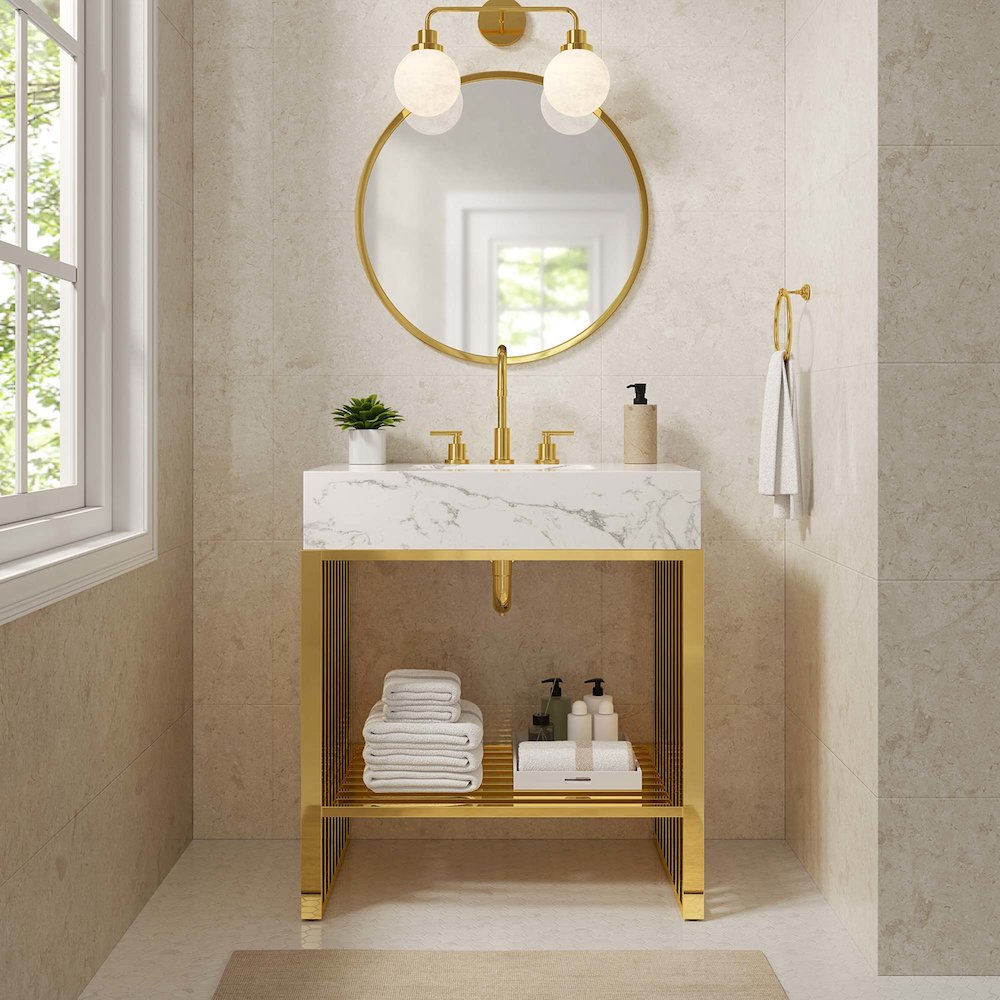 Gridiron 30" Bathroom Vanity. Picture 8