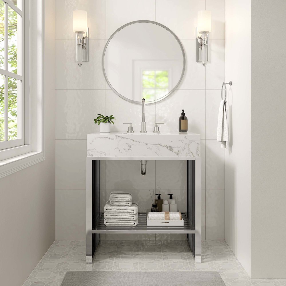 Gridiron 30" Bathroom Vanity. Picture 8