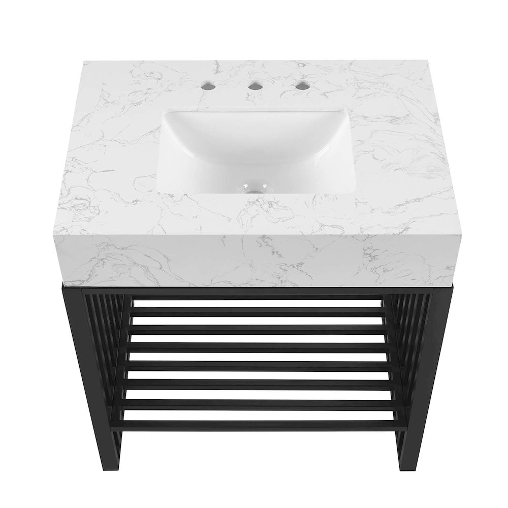 Gridiron 30" Bathroom Vanity. Picture 5