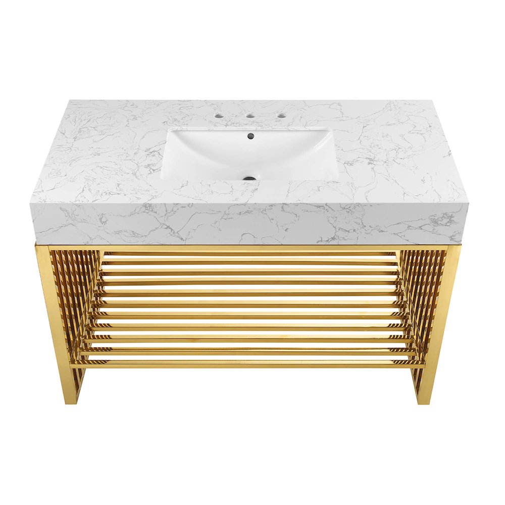 Gridiron 48" Bathroom Vanity. Picture 5