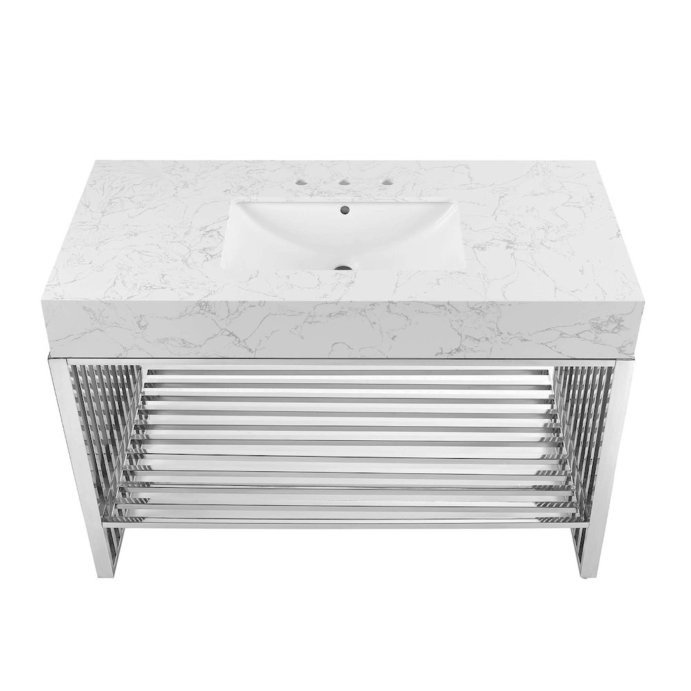 Gridiron 48" Bathroom Vanity. Picture 5