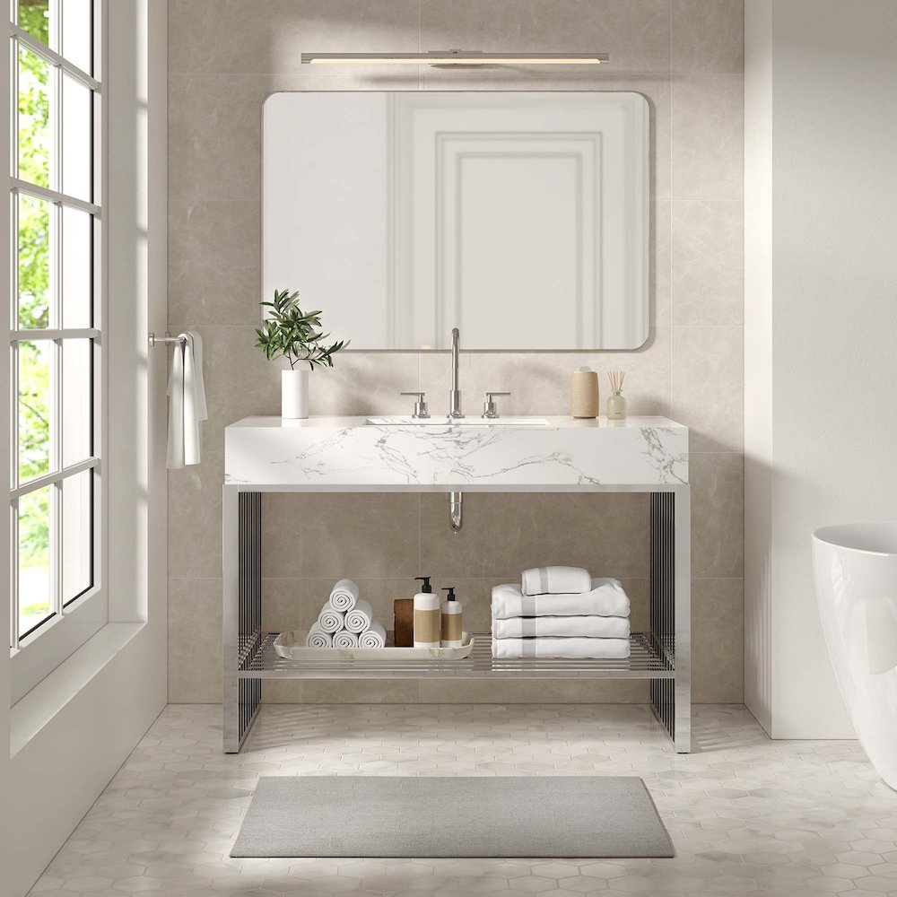 Gridiron 48" Bathroom Vanity. Picture 8