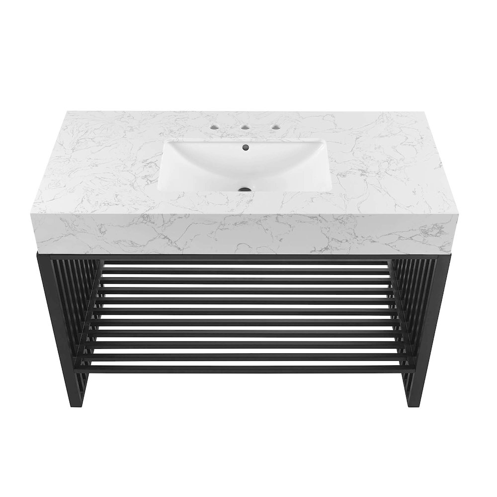 Gridiron 48" Bathroom Vanity. Picture 5