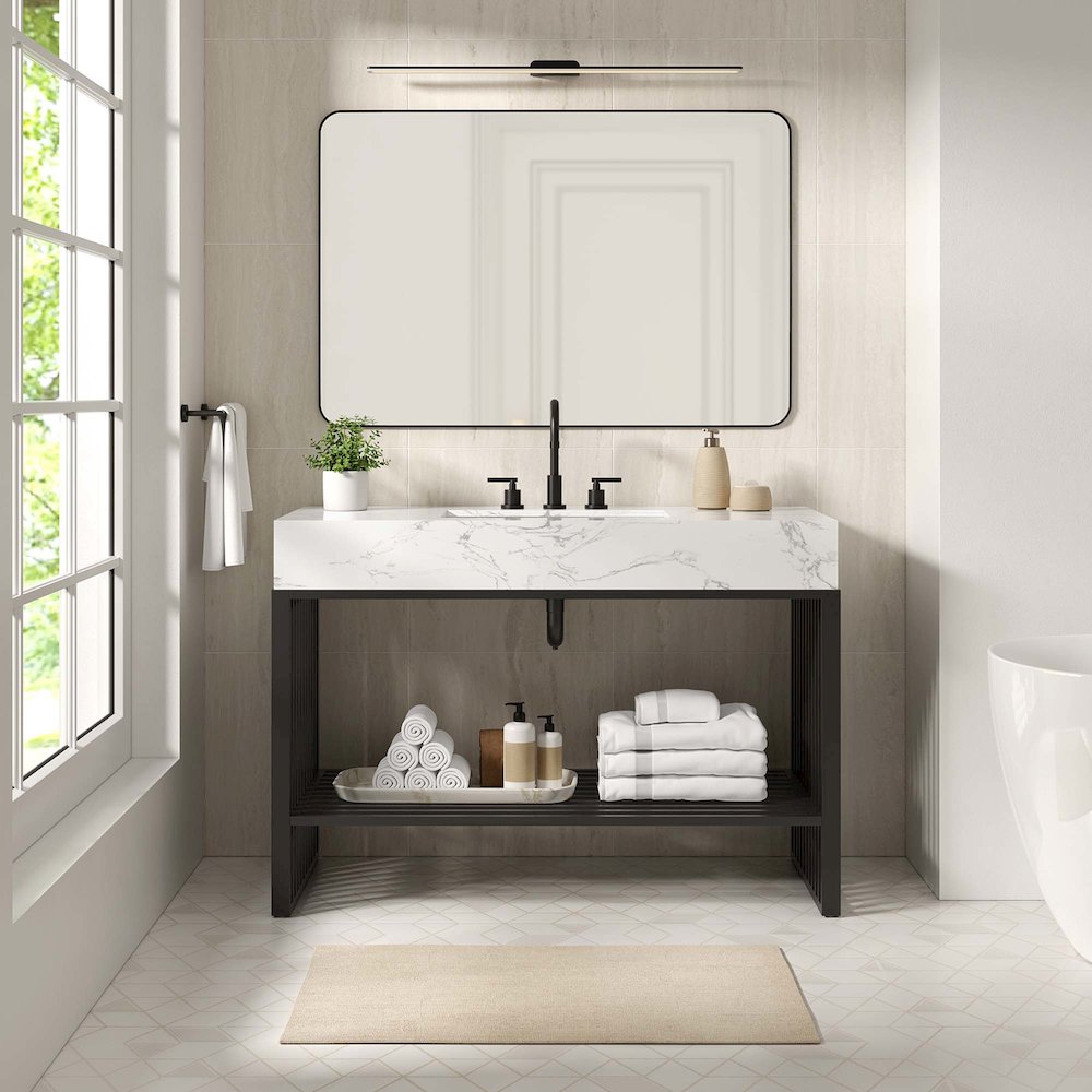 Gridiron 48" Bathroom Vanity. Picture 8