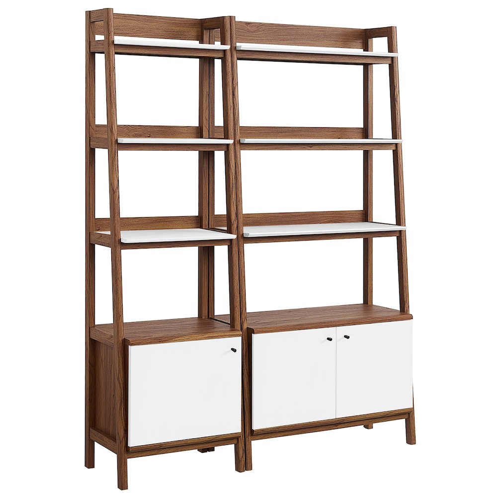 Bixby Wood Bookshelves Set of 2. Picture 1