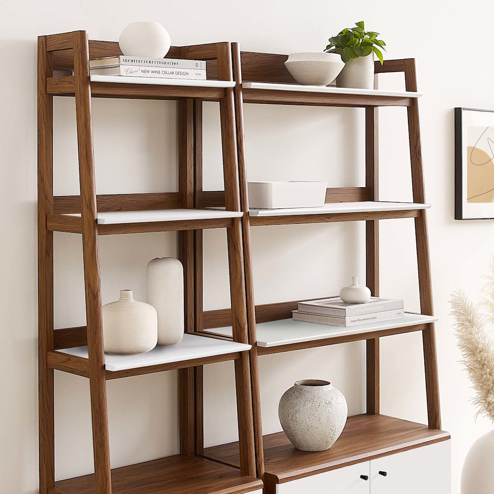 Bixby Wood Bookshelves Set of 2. Picture 3