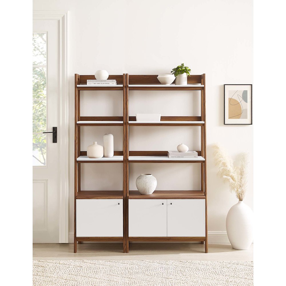Bixby Wood Bookshelves Set of 2. Picture 5