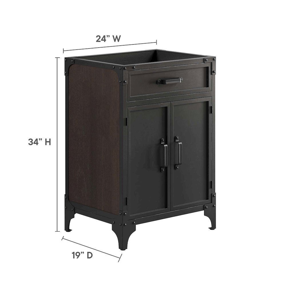 Steamforge 24" Bathroom Vanity Cabinet (Sink Basin Not Included). Picture 3