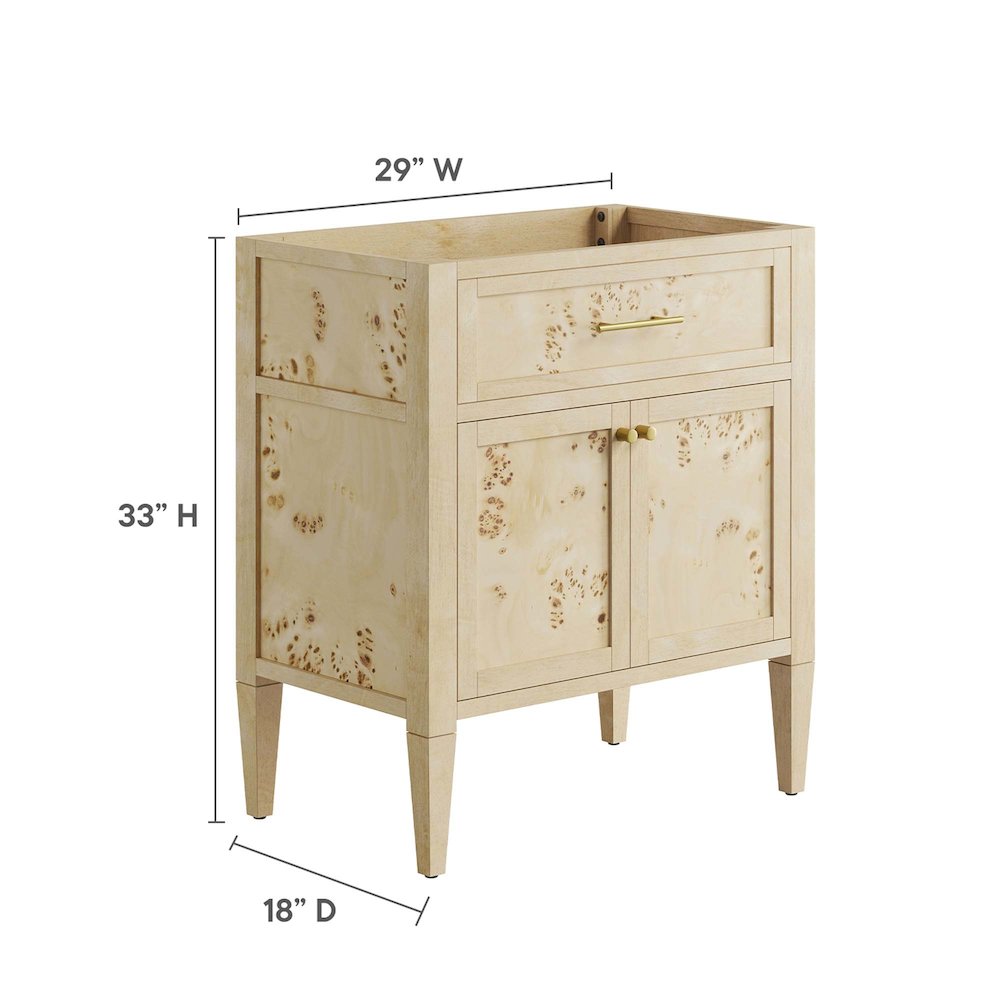 Elysian 30" Bathroom Vanity Cabinet (Sink Basin Not Included). Picture 4
