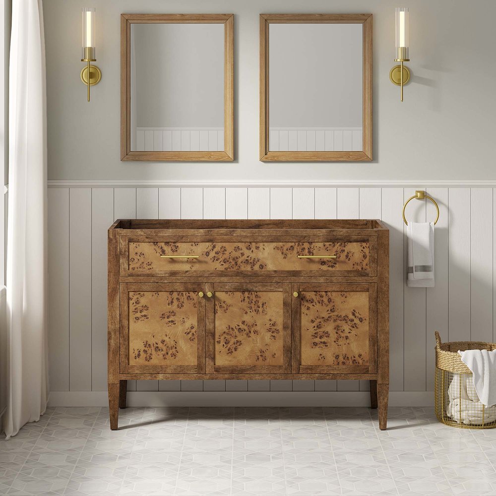 Elysian 48" Wood Bathroom Vanity Cabinet (Sink Basin Not Included). Picture 10