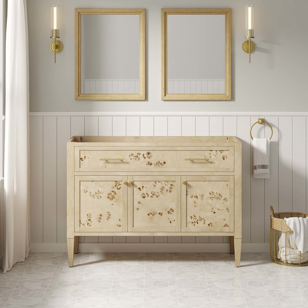 Elysian 48" Wood Bathroom Vanity Cabinet (Sink Basin Not Included). Picture 10
