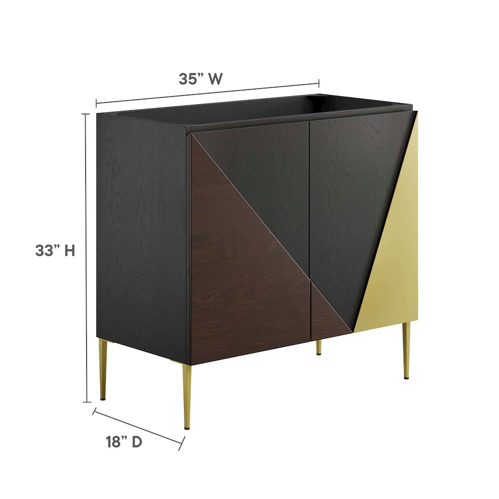 Alchemist 36" Bathroom Vanity Cabinet (Sink Basin Not Included). Picture 3