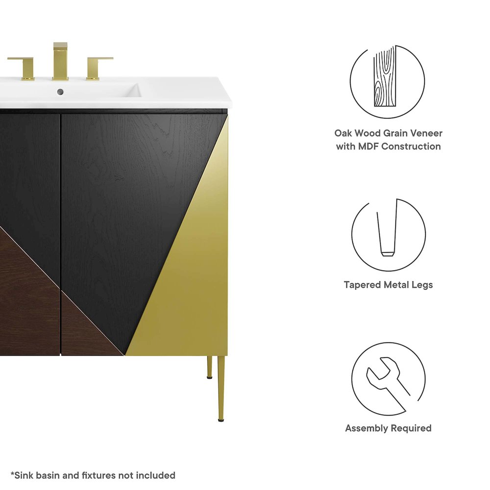 Alchemist 36" Bathroom Vanity Cabinet (Sink Basin Not Included). Picture 2