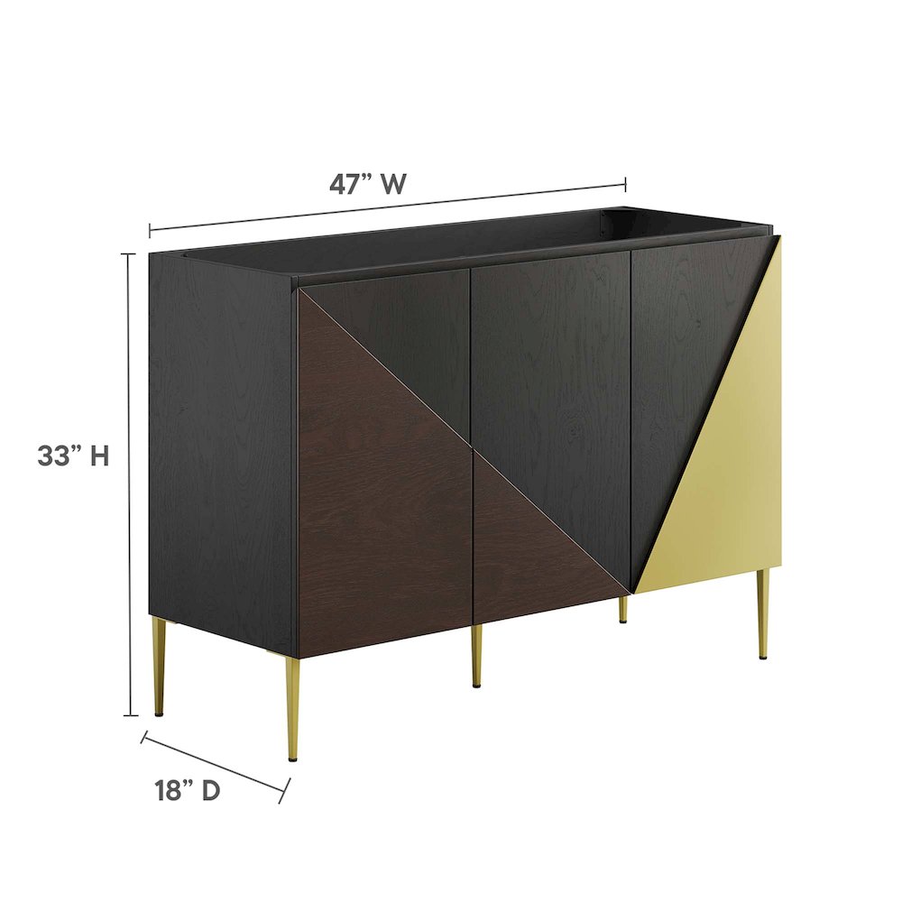 Alchemist 48" Bathroom Vanity Cabinet (Sink Basin Not Included). Picture 3