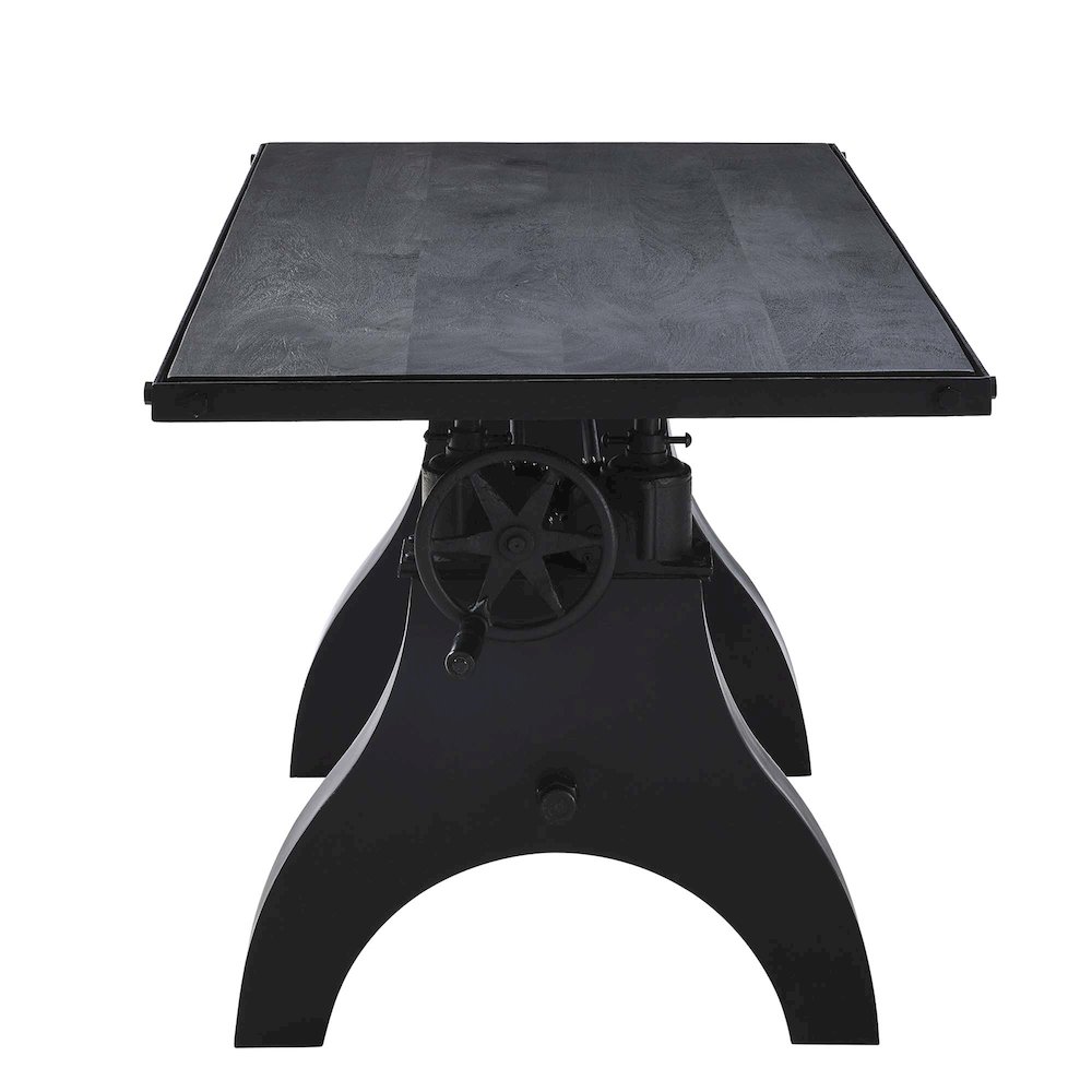 Genuine 60" Crank Adjustable Height Dining Table and Computer Desk. Picture 5