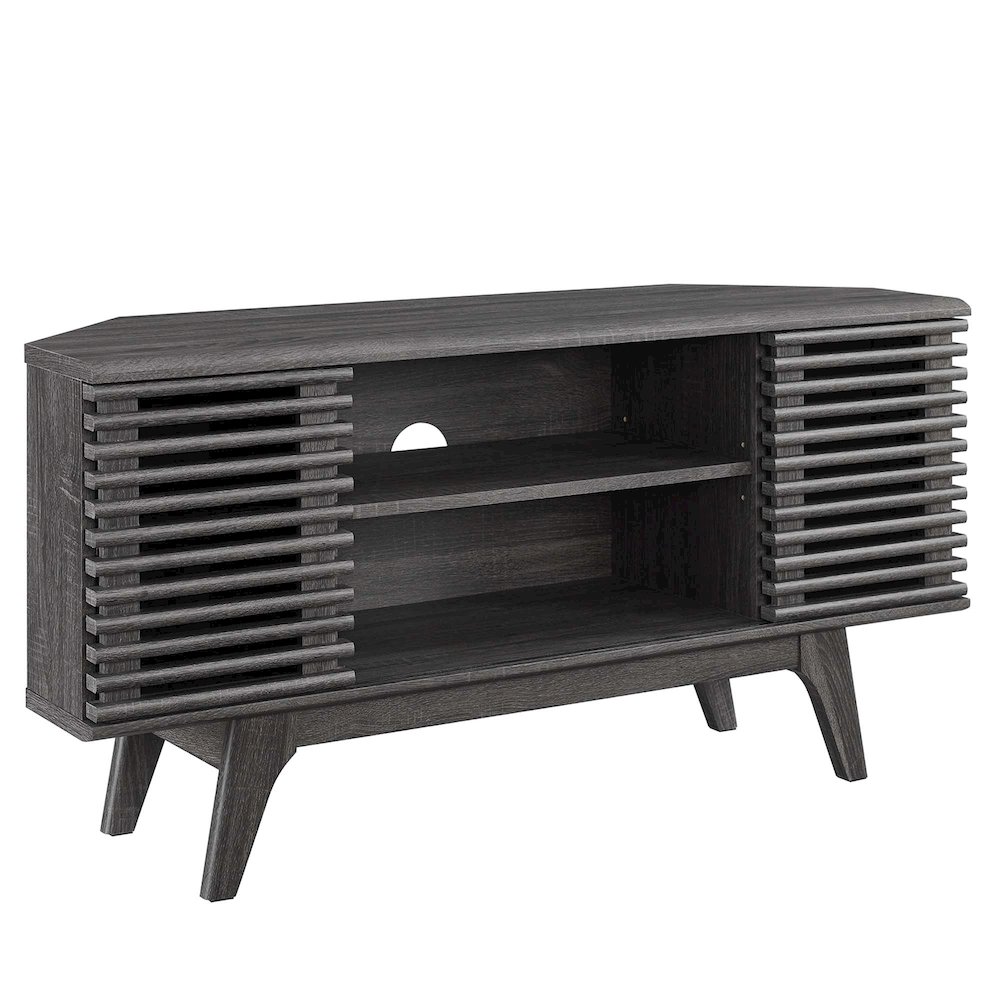 Render 46" Corner TV Stand. Picture 1