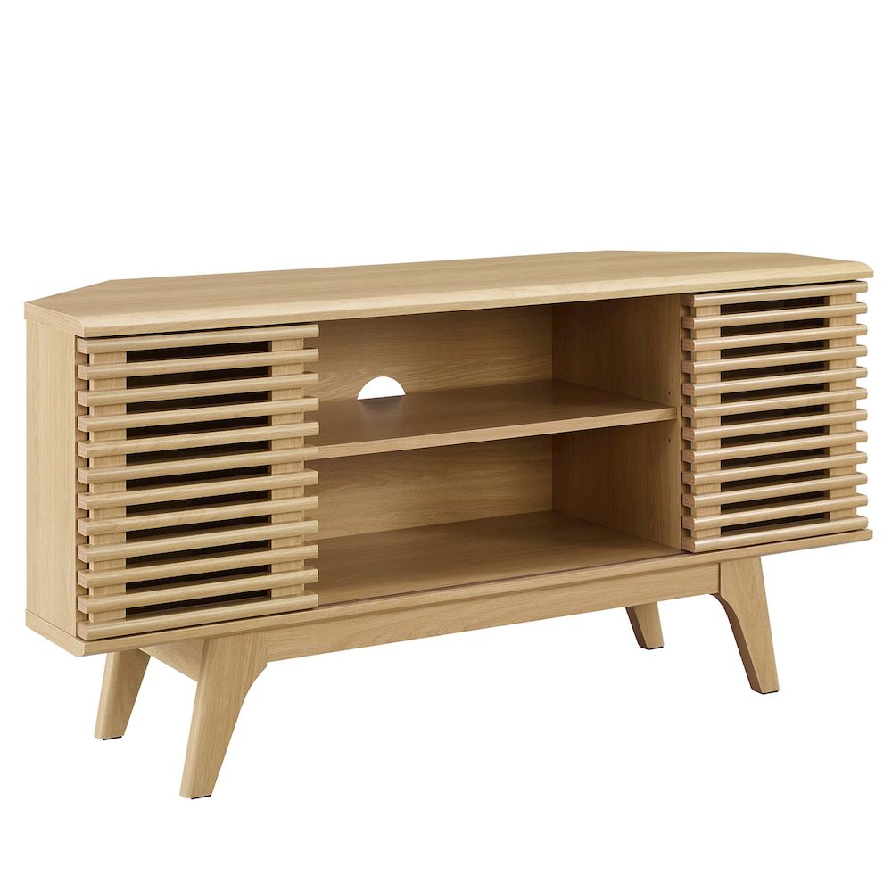 Render 46" Corner TV Stand. Picture 1