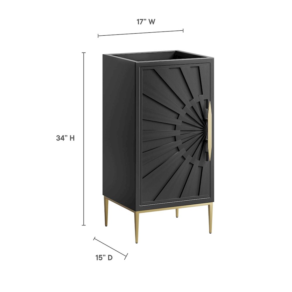 Awaken 18" Bathroom Vanity Cabinet. Picture 3