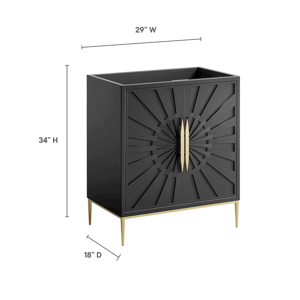 Awaken 30" Bathroom Vanity Cabinet. Picture 3