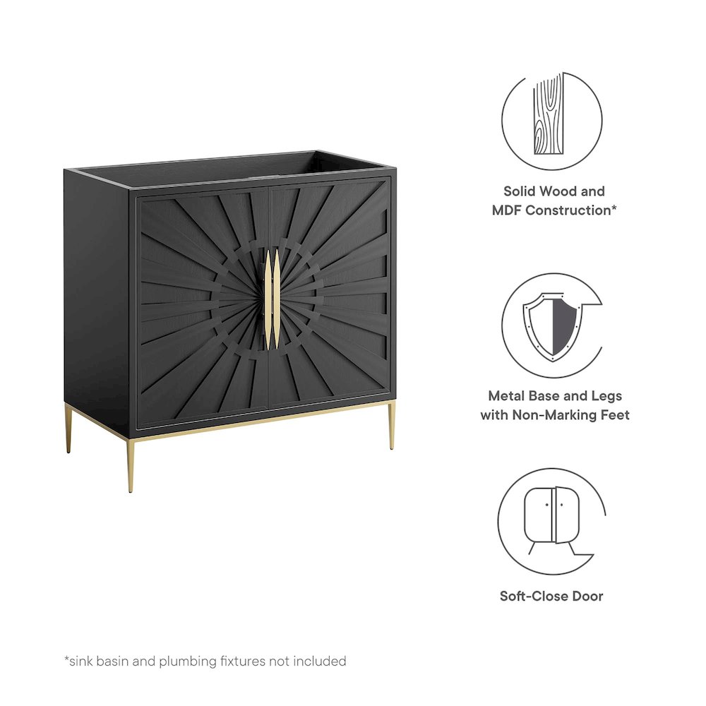 Awaken 36" Bathroom Vanity Cabinet. Picture 2