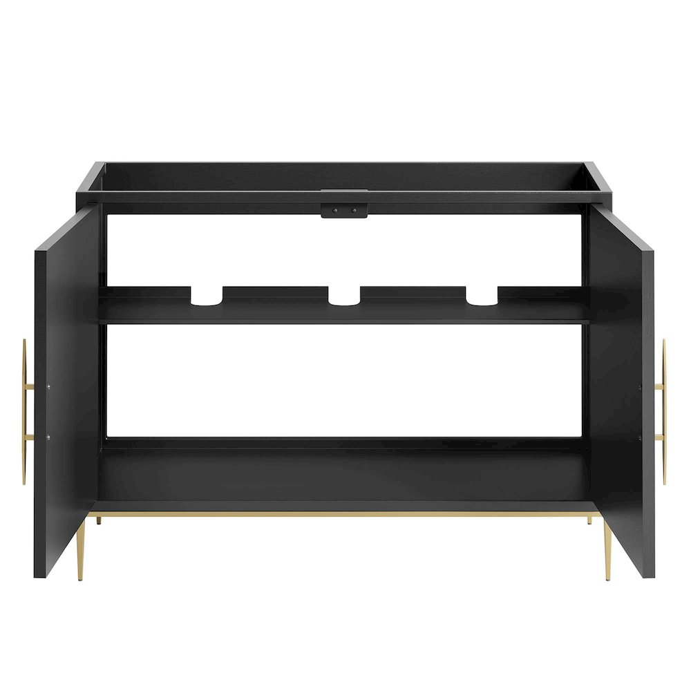 48" Double or Single Sink (Not Included) Bathroom Vanity Cabinet. Picture 7