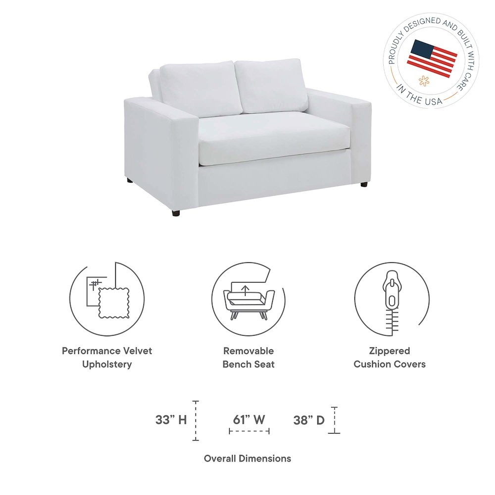 Avendale Velvet Loveseat. Picture 2