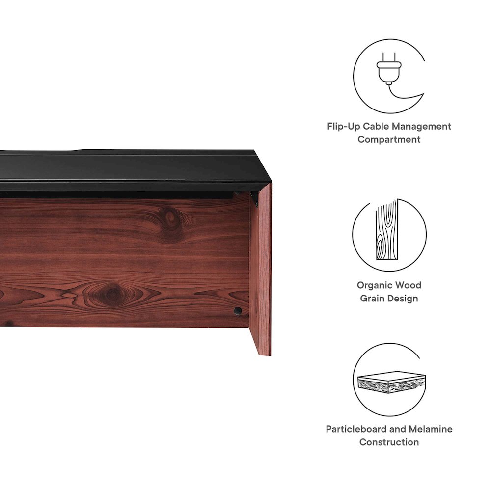Kinetic 38" Wall-Mount Office Desk. Picture 2