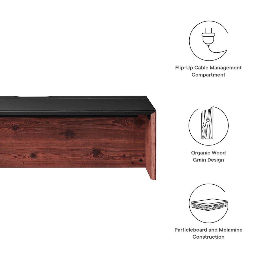 Kinetic 49" Wall-Mount Office Desk. Picture 2