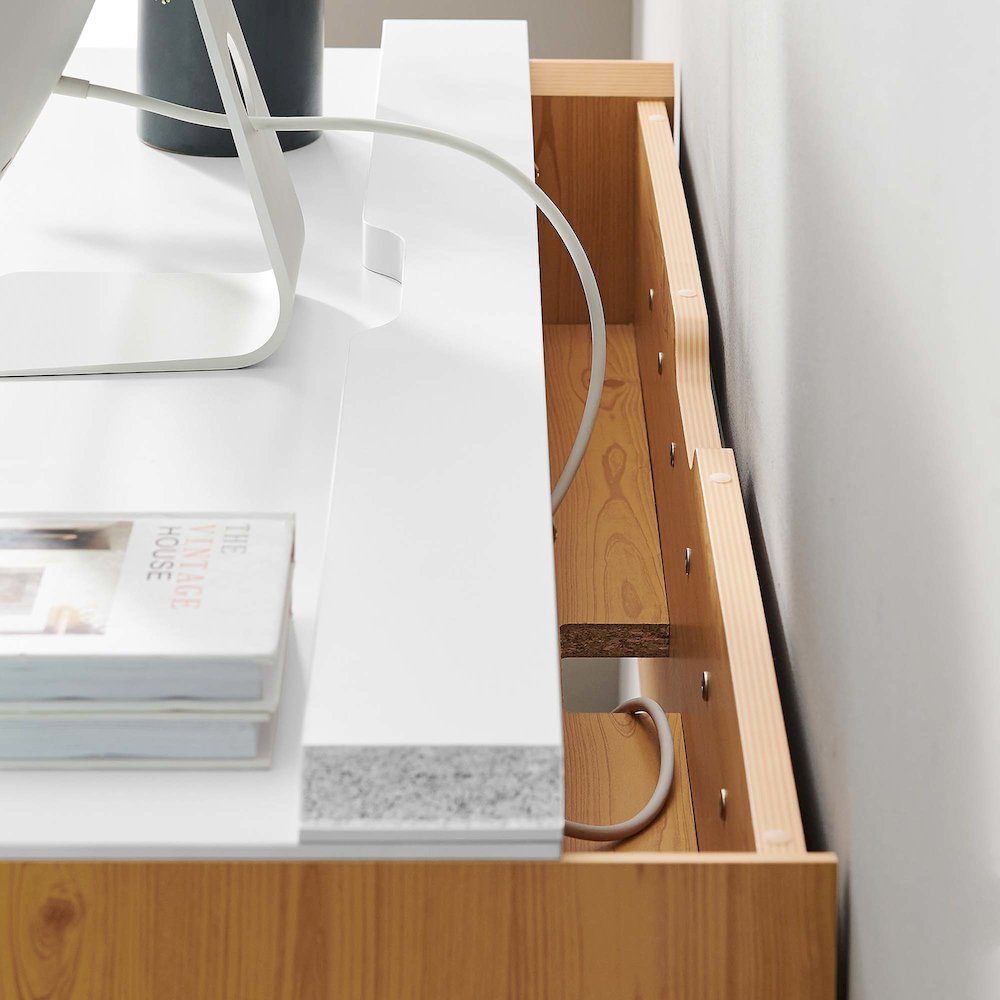 Kinetic 49" Wall-Mount Office Desk. Picture 8